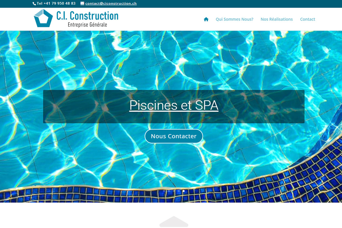 Site Web CI Construction