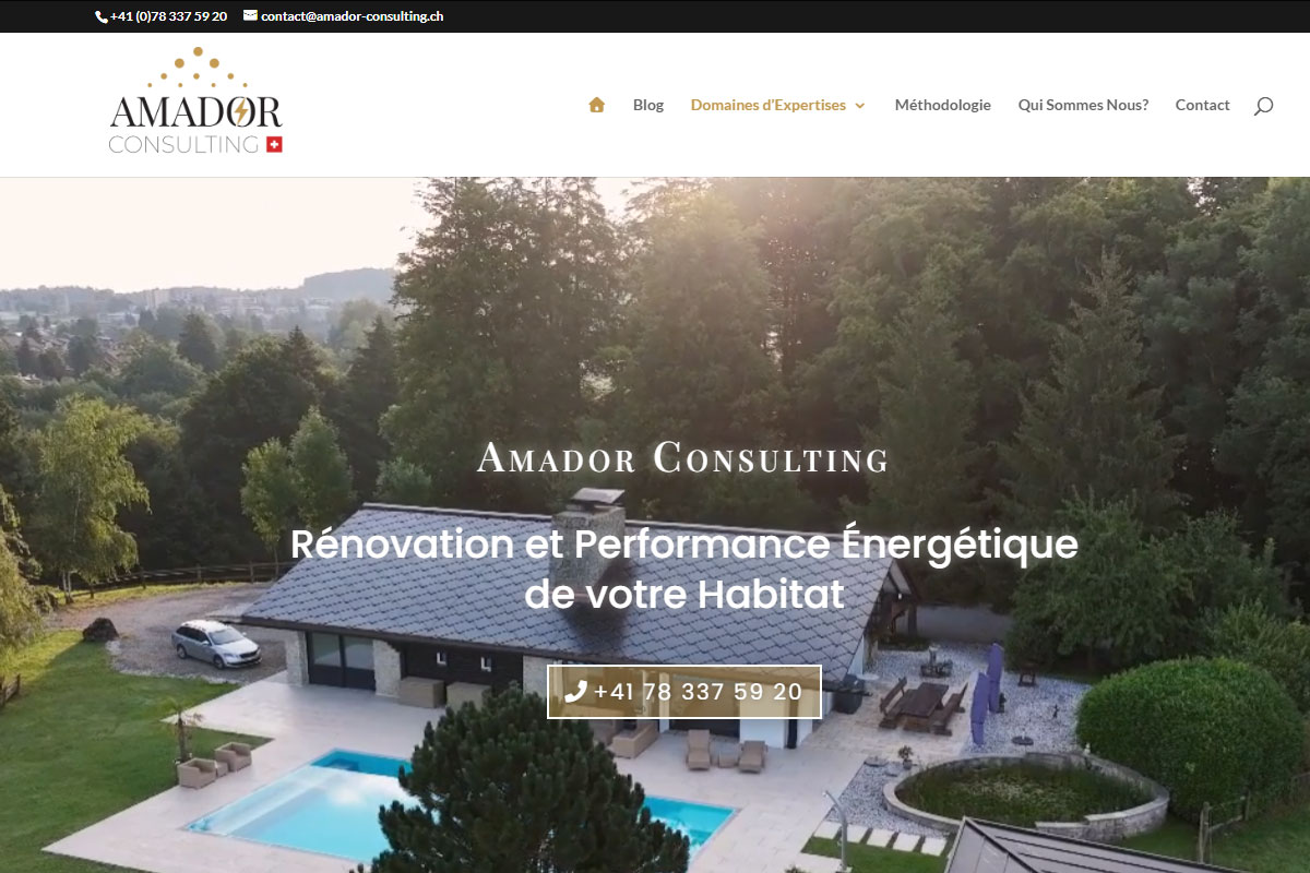 Site web Amador Consulting
